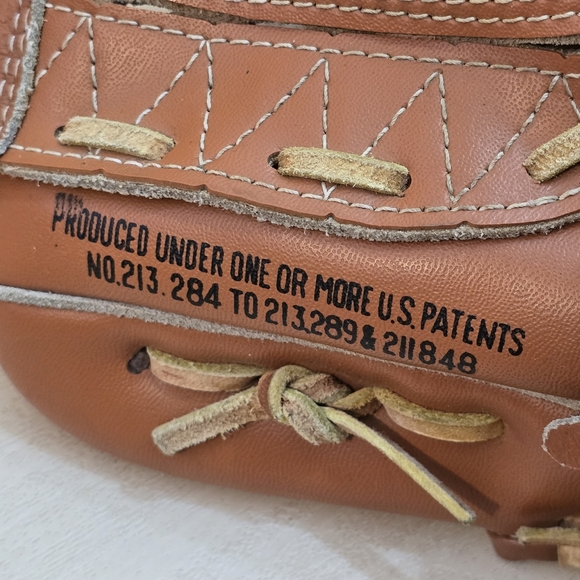 Regent All Star Youth Leather Cowhide Dual Hinge Baseball Glove Mitt No. 213.284 - Picture 6 of 13